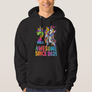 Sudadera 2.ª Chica de cumpleaños adolescente dabbing Unicor