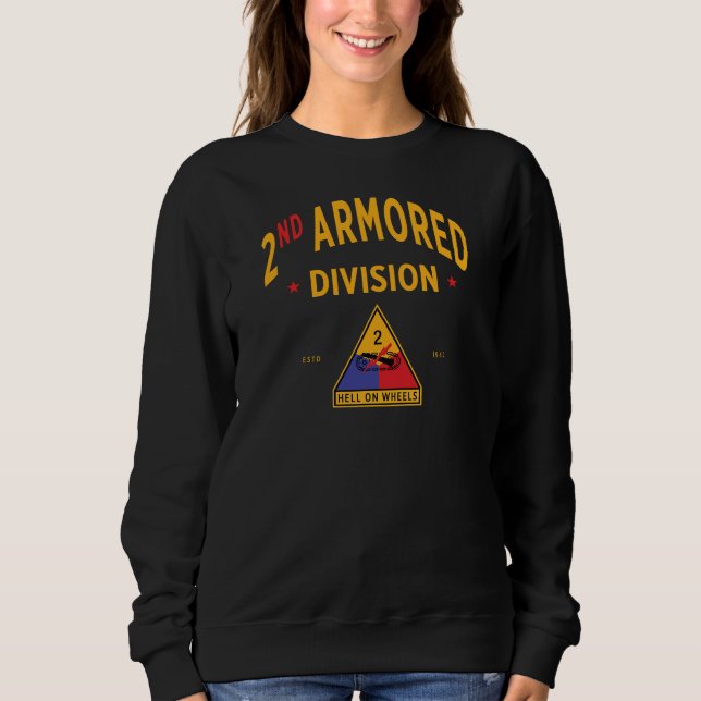 Sudadera 2.ª División Acorazada - "Infierno en las Ruedas"  (Anverso)