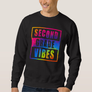 Sudadera 2.º Primer Día De Enseñanza Vibes De Vuelta A La E