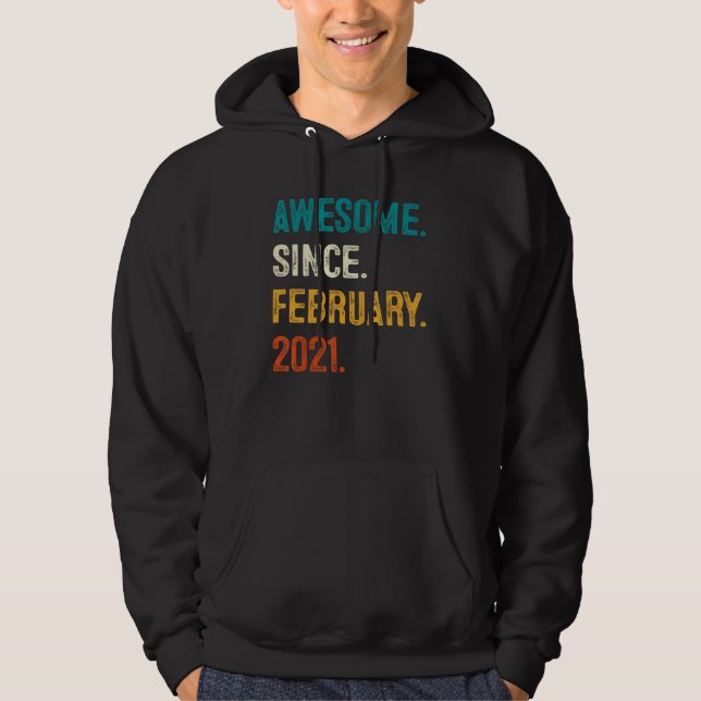 Sudadera 2 años asombroso desde el segundo nacimiento de fe (Anverso)