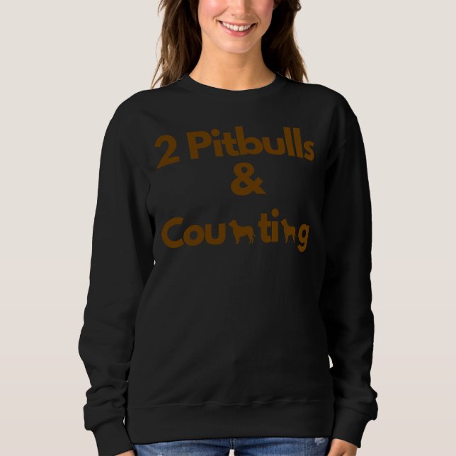 Sudadera 2 Recuento de Pitbulls y amp (Anverso)