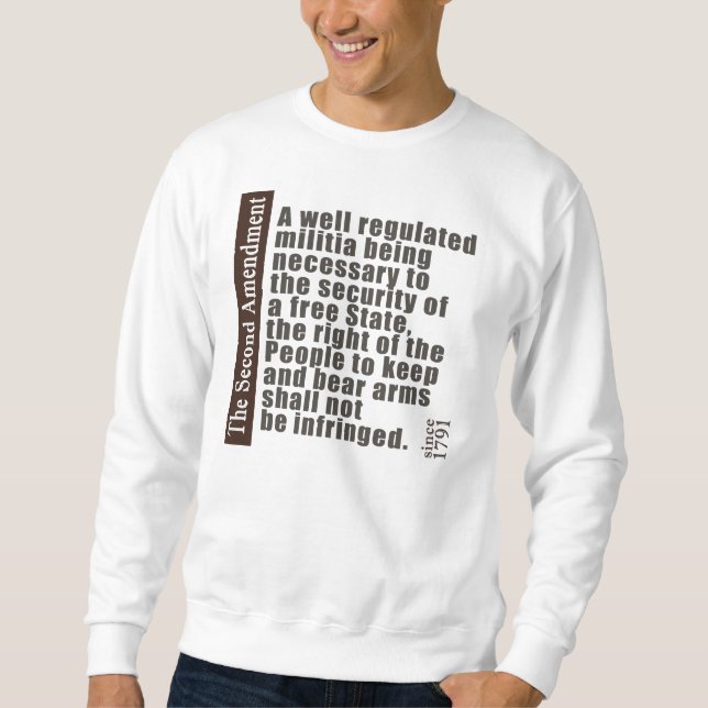 Sudadera 2do Enmienda (Anverso)