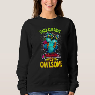 Sudadera 2do Grado Es Owlsome De Regreso A La Escuela Profe