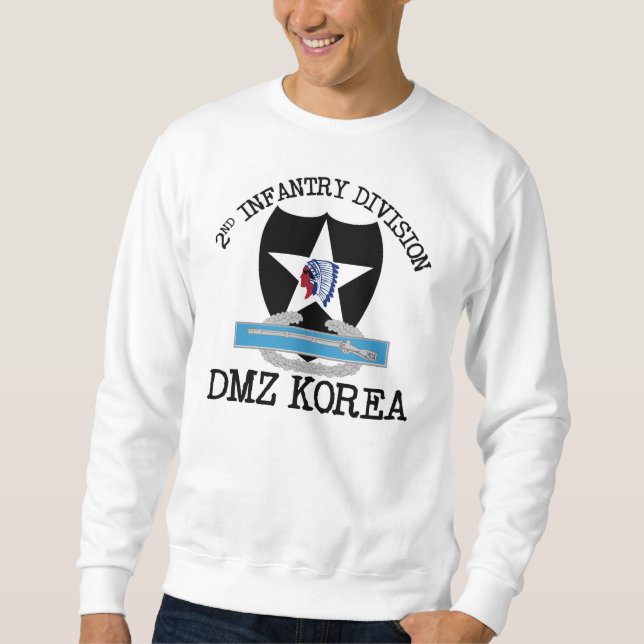 Sudadera 2do Veterinario de la identificación Corea DMZ con (Anverso)