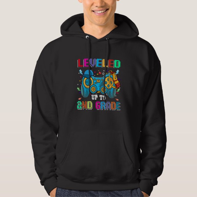 Sudadera 2nd Grade Gamer First Day Of First Grade Boys Back (Anverso)