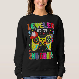 Sudadera 2nd Grade Gamer First Day Second Grade Boys Back T