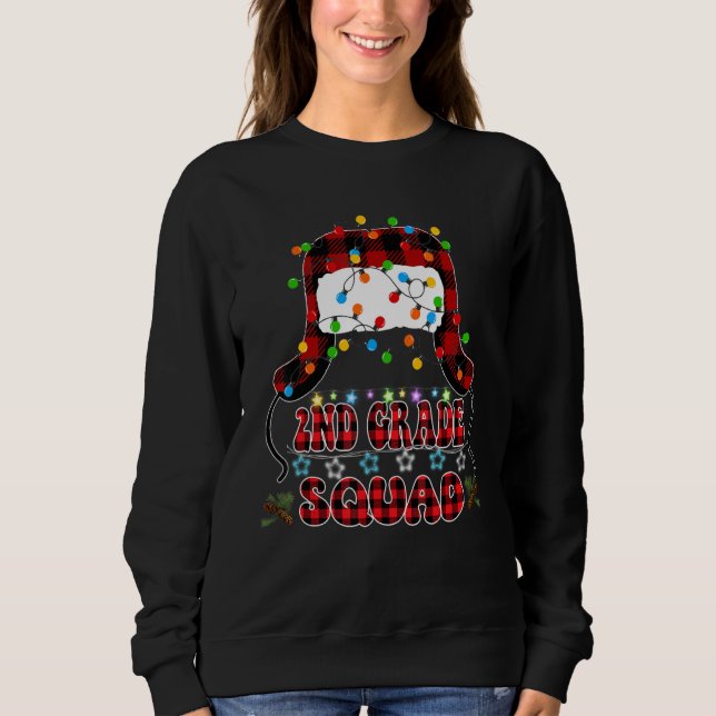 Sudadera 2nd Grade Squad Christmas Vacation Ugly Christmas  (Anverso)