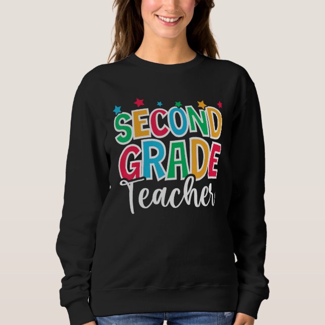 Sudadera 2nd Grade Teacher First Day of School Welcome Back (Anverso)