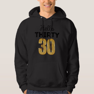 Sudadera 30.º Cumpleaños Hola Treinta Escuadrones
