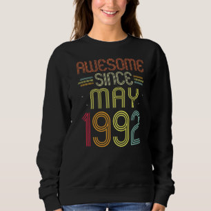 Sudadera 30.º cumpleaños increíble desde mayo de 1992 30 añ