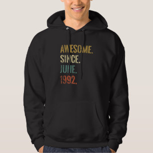 Sudadera 30 años de edad asombrosa desde junio de 1992