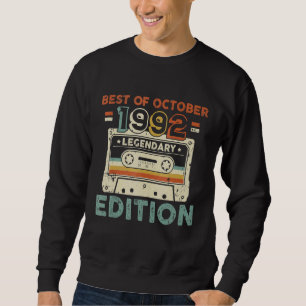 Sudadera 30 años de edad asombrosa desde octubre de 1992 30