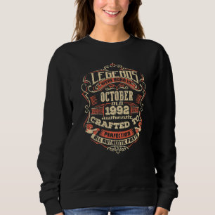 Sudadera 30 años de edad asombrosa desde octubre de 1992 30