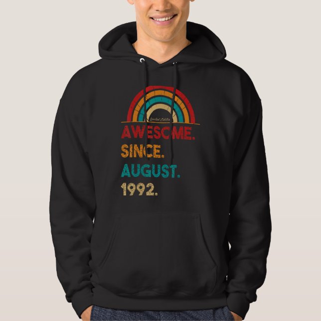 Sudadera 30 años de edad increíble desde agosto de 1992 30º (Anverso)