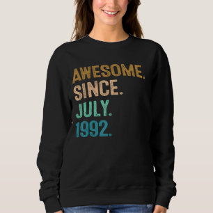 Sudadera 30 años de edad increíble desde julio de 1992 30º