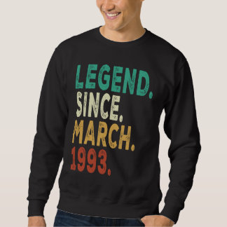 Sudadera 30 Years Old Men Women Legend Since March 1993 30t