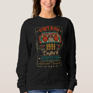 Sudadera 31ª fiesta de cumpleaños 31 años asombrosa radio d