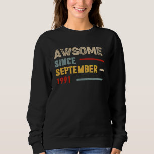 Sudadera 31 años de edad increíble desde septiembre de 1991