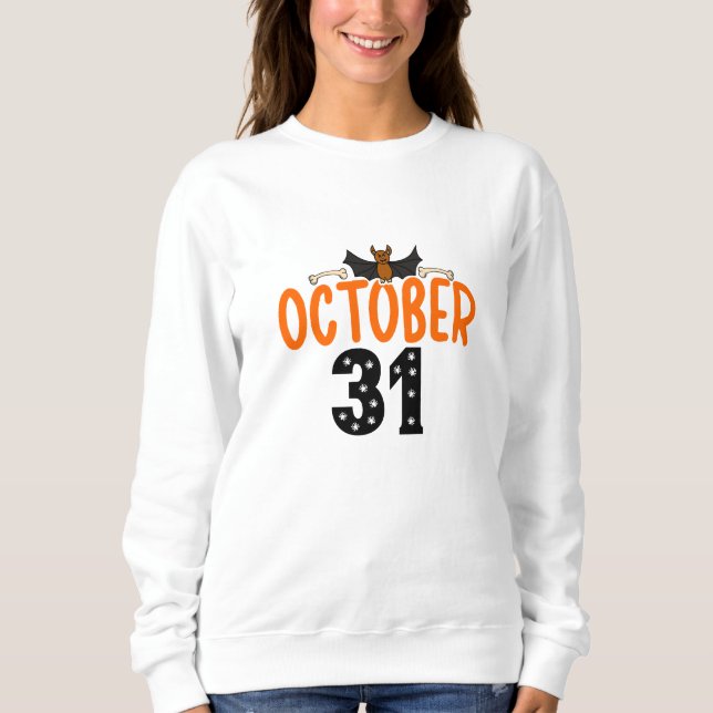Sudadera 31 de octubre Halloween (Anverso)