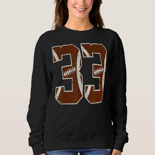 Sudadera 33.º Chica de 33 años (Anverso)