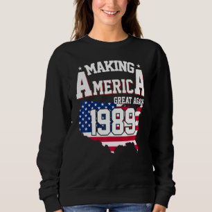 Sudadera 33.º cumpleaños haciendo grande a Estados Unidos d