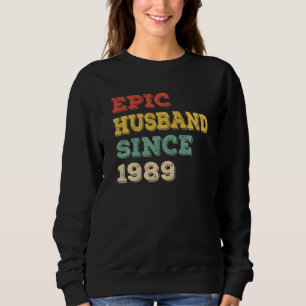 Sudadera 33° Aniversario Boda De Él Esposo Sinc