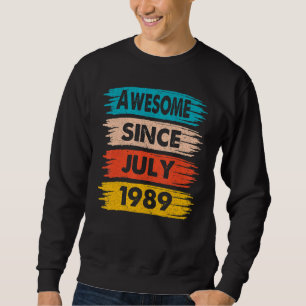 Sudadera 33 años de edad alucinante desde julio de 1989 33