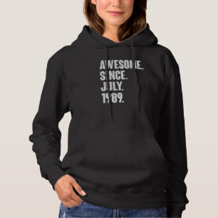 Sudadera 33 años de edad asombroso desde julio de 1998