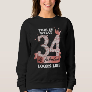 Sudadera 34 y fabuloso Grupo Fiesta de Engranaje Negro Cand