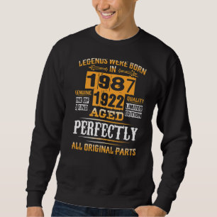Sudadera 35º Cumpleaños De Leyendas Nacidas En Julio De 198