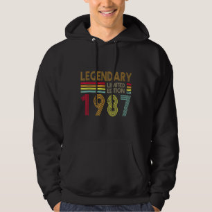Sudadera 35 años de edad Retro Legendario 1987 Editon 35º n
