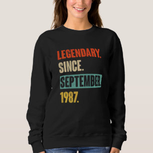 Sudadera 35 años Legendario desde septiembre de la embajada
