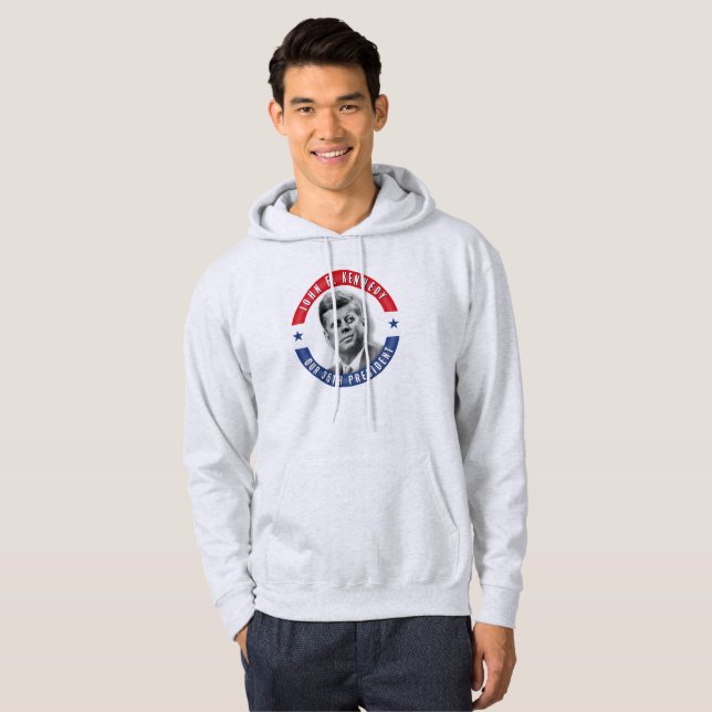 Sudadera 35to monumento de presidente POTUS de JFK John F. (Anverso completo)
