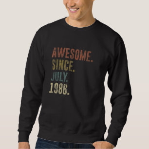 Sudadera 36.ª cosecha desde julio de 1986