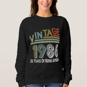 Sudadera 36 Años De Impresionante Vintage 1986