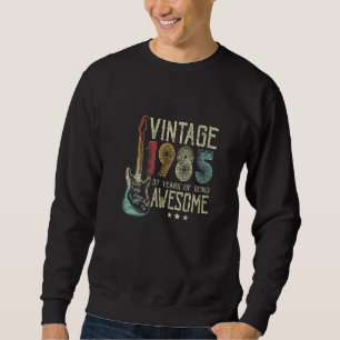 Sudadera 37.º cumpleaños mujeres hombres vintage Gui 1985