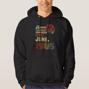 Sudadera 37 años de edad increíble desde junio de 1985 37º