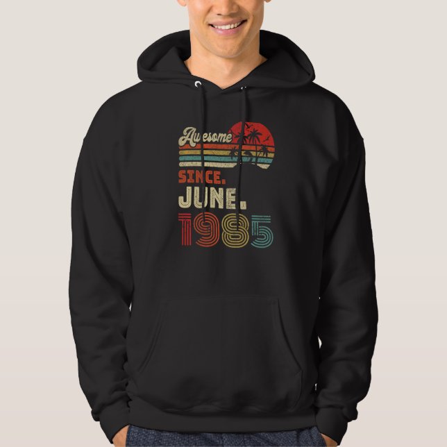 Sudadera 37 años de edad increíble desde junio de 1985 37º  (Anverso)