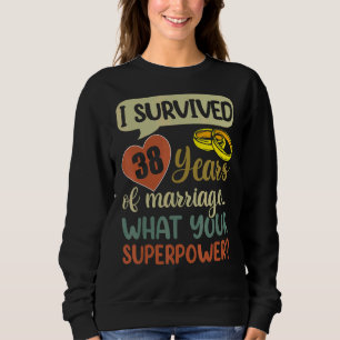 Sudadera 38 Aniversario del Matrimonio Las parejas que sobr