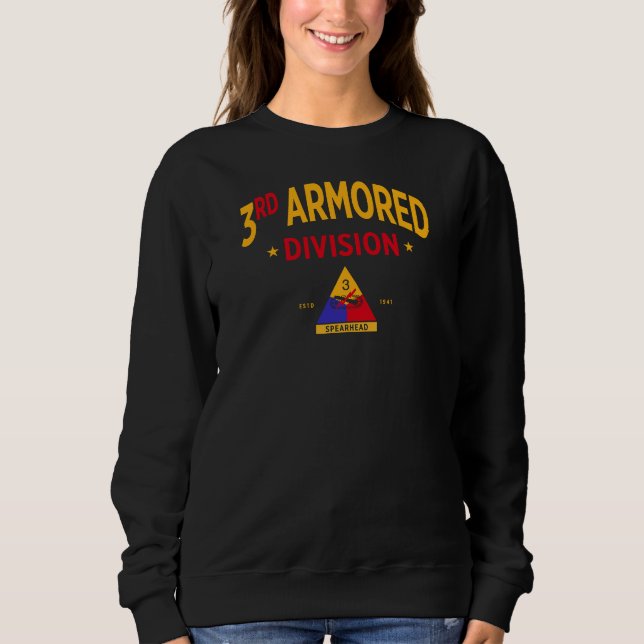 Sudadera 3.ª División Armada - Mujeres Militares Estadounid (Anverso)