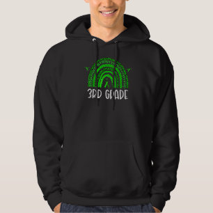 Sudadera 3.ᵉʳ leopardo verde, niños del arco iris