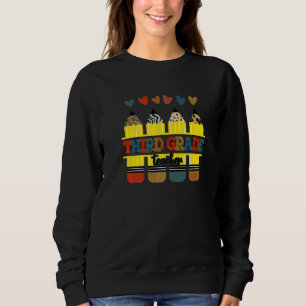 Sudadera 3.ᵉʳ Maestra Colorido Elemental De Nuevo A