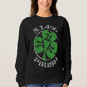 Sudadera 3 14 PIrish Graciosa St Patricks Math Geek Pi Day