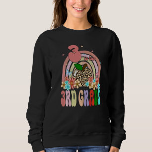Sudadera 3 Es Para Profesor De 3er Grado Arcoiris Groovy Ma