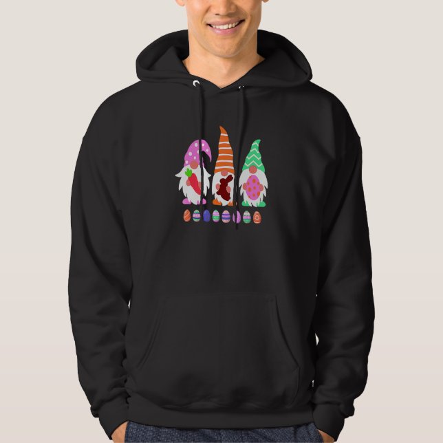 Sudadera 3 Gnomes de Pascua Pastel Spring Bunny (Anverso)