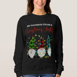 Sudadera 3 Gnomes nórdicos Noches Suecas Luces Nisse Tomte 