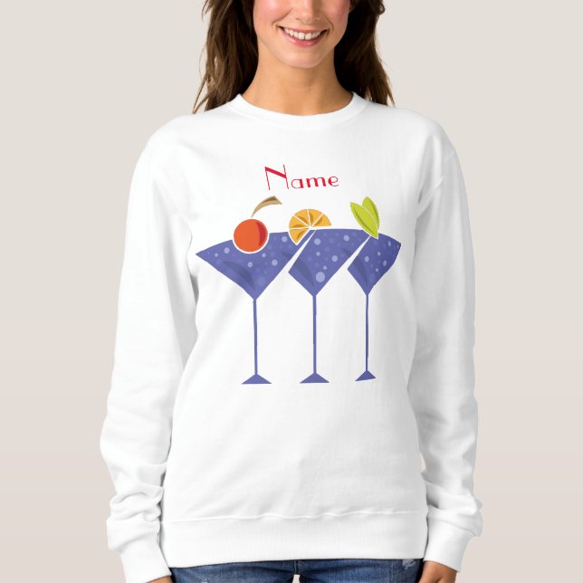 Sudadera 3 Martini Cocktails Thunder_Cove (Anverso)