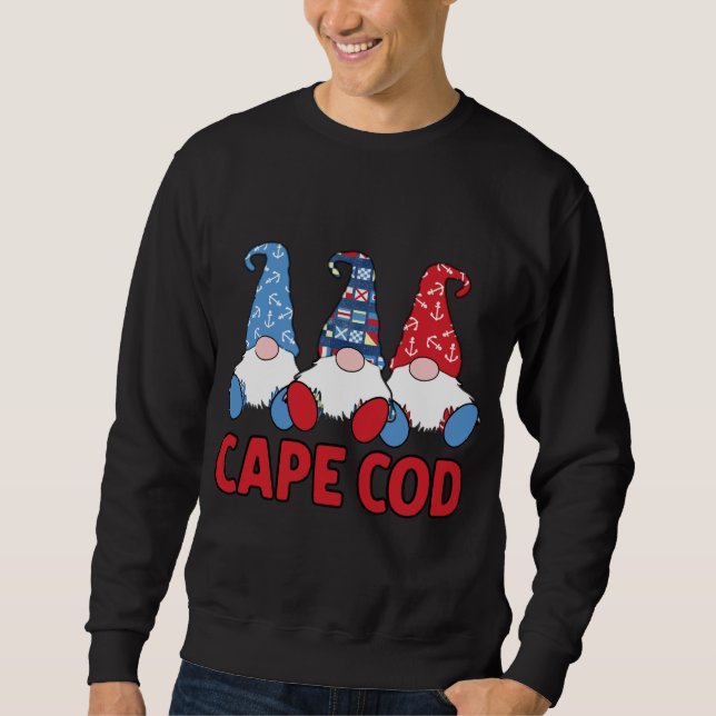 Sudadera 3 Náutica Nauti Gnomes Cabo Cod MAMÁES Ca (Anverso)