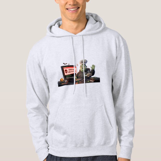Sudadera 3D Cute Zombie Programmer Chef - Error 666 Coffee  (Anverso)