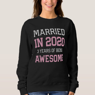 Sudadera 3rd Anniversary for Women Married In 2020 Couples 